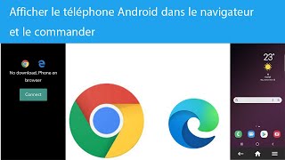 afficher le telephone dans le navigateur sur PC et le commander sans Root ni application [upl. by Alikat916]