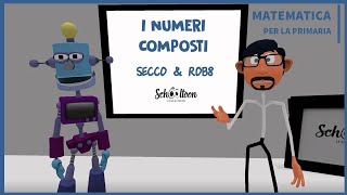 I numeri composti  La Matematica per la Primaria di Schooltoon [upl. by Flam173]