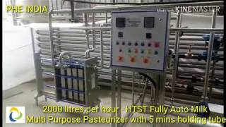 Milk pasteurizer 2000 litres per hour fully automatic [upl. by Diskin]