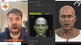 Facial Motion Capture Animation using iClone 7 to Blender [upl. by Addi]