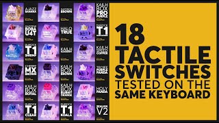 The Ultimate TACTILE SWITCHES Sound Test Compilation  PART 1 [upl. by Rao]