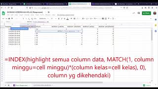 GOOGLE SHEET  BORANG DAN LAPORAN KEBERSIHAN KELAS [upl. by Tomaso998]