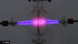 AC gas discharge at different pressures [upl. by Connelley]