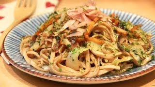 How To Make Yaki Udon with Teriyaki Sauce  Clearspring Organic Recipe [upl. by Ailad]