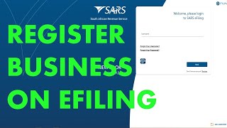 How to Register your business on SARS Efiling South Africa [upl. by Erelia]