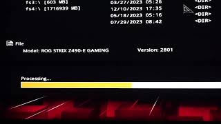 new Update BIOS 2801 ASUS ROG STRIX Z490E GAMING [upl. by Anwadal814]