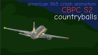 american 965 crash animation CBPC [upl. by Ecinaj]