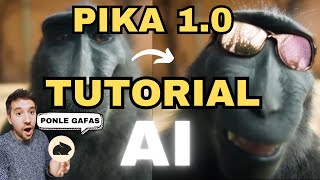 Crea VÍDEOS ESPECTACULARES con Inteligencia Artificial  Tutorial PIKA 10 en español [upl. by Eirojram]