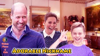 Prince George’s ADORABLE NICKNAME at Home Revealed by Prince William and Princess Catherine [upl. by Oliana739]