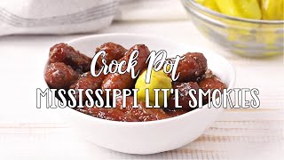 Crockpot Mississippi Litl Smokies [upl. by Kaiulani]