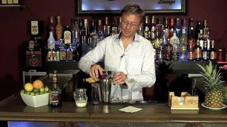 How to make a Toasted Almond Cocktail  Drink recipes from The One Minute Bartender [upl. by Kcirtapnhoj]