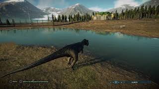 YuTyrannus Vs Allosaurus  Jurassic World Evolution 2  Ps4 [upl. by Yarak]