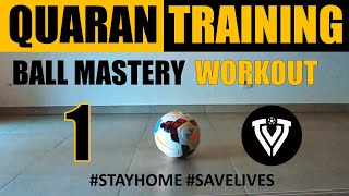 Ball Mastery Workout 1  Football Training  Thomas Vlaminck [upl. by Worl]