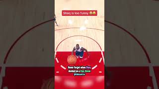 When Shaq Dunked a Free Throw 😂 [upl. by Assital845]