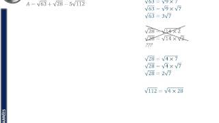 Exercice Simplification dexpression avec racine carrée [upl. by Schmitt]