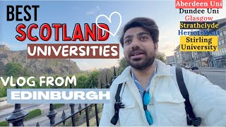 Affordable Colleges in Scotland  Top 10 universities in UK  Edinburgh Vlog  Indians in UK [upl. by Aeslehs]