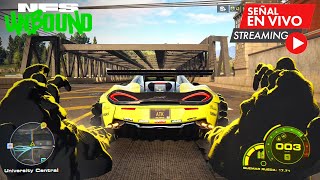 Saltos y Choques Contra la Policia a Toda Velocidad con quotMcLaren 570S Spiderquot Need For Speed Unbound [upl. by Ardle]