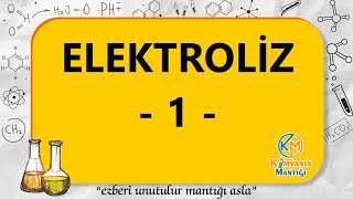 Kimya ve Elektrik  ELEKTROLİZ 1  AYT 12 SINIF [upl. by Yevol]