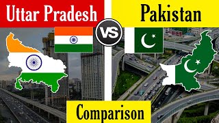 Indian State Uttar Pradesh vs Pakistan country full Comparison 2024  Pakistan vs Uttar Pradesh [upl. by Anaiuq373]