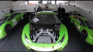 Grasser Racing Pit build up  Misano 2016 [upl. by Akeemahs614]