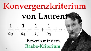 Vergrabene Schätze LaurentKriterium Reihenkonvergenz [upl. by Boeschen]