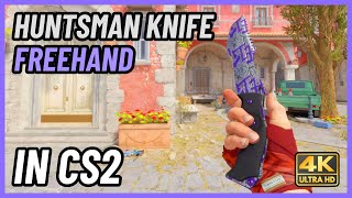 ★ CS2 Huntsman Knife Freehand  CS2 Knife InGame Showcase 4K [upl. by Rodgers]