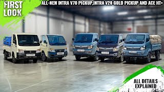 Allnew Tata Intra V70 Pickup Intra V20 Gold And Ace HT Pickup Launched With More Capabilities [upl. by Charry]