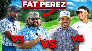 We Challenged Fat Perez to A Stroke Play Match [upl. by Acirehs310]