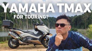 Are Maxi Scooters good for long distance trips Riding the Yamaha Tmax [upl. by Anemij]