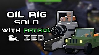 Epic Patrol and Zed Train on Oil Rig  Roblox Tower Battles [upl. by Elimaj]