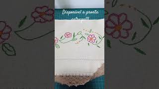 Bordados a mãodicas embroidery bordadoparainiciantes crochet prontaentrega [upl. by Dawes]