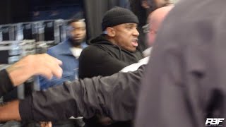 BUGZY MALONE INVOLVED IN BRAWL BACKSTAGE AFTER KSI KNOCKOUT OF JOE FOURNIER [upl. by Eirol]