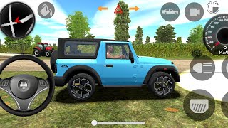 DJ Dollar Song Mahindra Modified Thar 4×4 CarIndian Car Simulator Game Mobile Game gaming [upl. by Alien988]