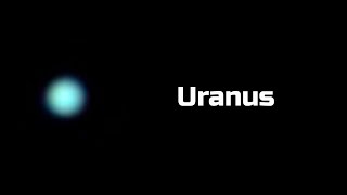 Uranus through my Telescope shorts [upl. by Vanhomrigh]