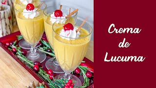 Receta Crema de Lucuma [upl. by Aicemed]