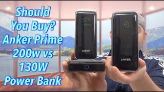 Should You Buy Anker Prime 200w vs 130W Power Bank [upl. by Arenahs781]