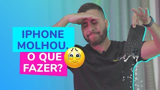 MEU IPHONE CAIU NA ÁGUA E AGORA O QUE FAZER [upl. by Adyht]