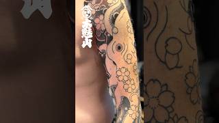 TAKO NAGASODE in progress by Fil Wood octopus irezumi horimono wabori japanesetattoo tattoo [upl. by Jerrylee378]