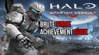 Halo Spartan Assault  Brute Force Achievement Guide [upl. by Sisco]