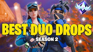 The BEST Duo Drop Spots Fortnite Season 2 Competitive [upl. by Terchie]