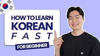 How To Learn Korean Fast [upl. by Broddy]