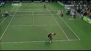 Caroline Wozniacki vs Martina Hingis Highlights [upl. by Elokin]