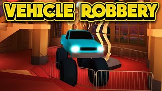 ROBBING THE MUSEUM WITH A CAR ROBLOX Jailbreak [upl. by Grady]