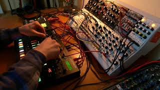 Eurorack  Drum Machine Techno Jam  23032024 [upl. by Attenweiler]