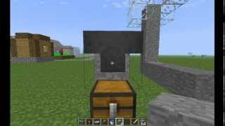 Minecraft Hopper Tutorial Demonstration and Block Overflow Solution [upl. by Hayman]