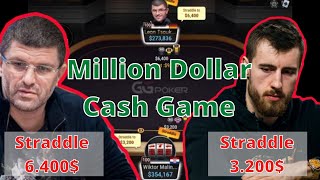 High Stakes PLO Cash 32006400 Leon vs Malinowski with Holecards EPIC 1 Million Dollar Swings [upl. by Wolsniw766]