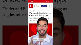 Why Dating Apps Are Struggling shorts [upl. by Namsu]