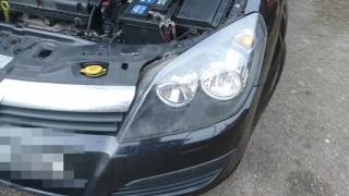 How to replace headlight bulb Astra H Mk5 20042009 Passenger side [upl. by Giralda]