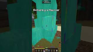 Finding and bothering a macroer in hypixel skyblock short [upl. by Irrej]