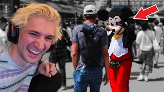 xQc Reacts to Scamming Paris Scammers with quotMonopolyquot Money [upl. by Nitaj]